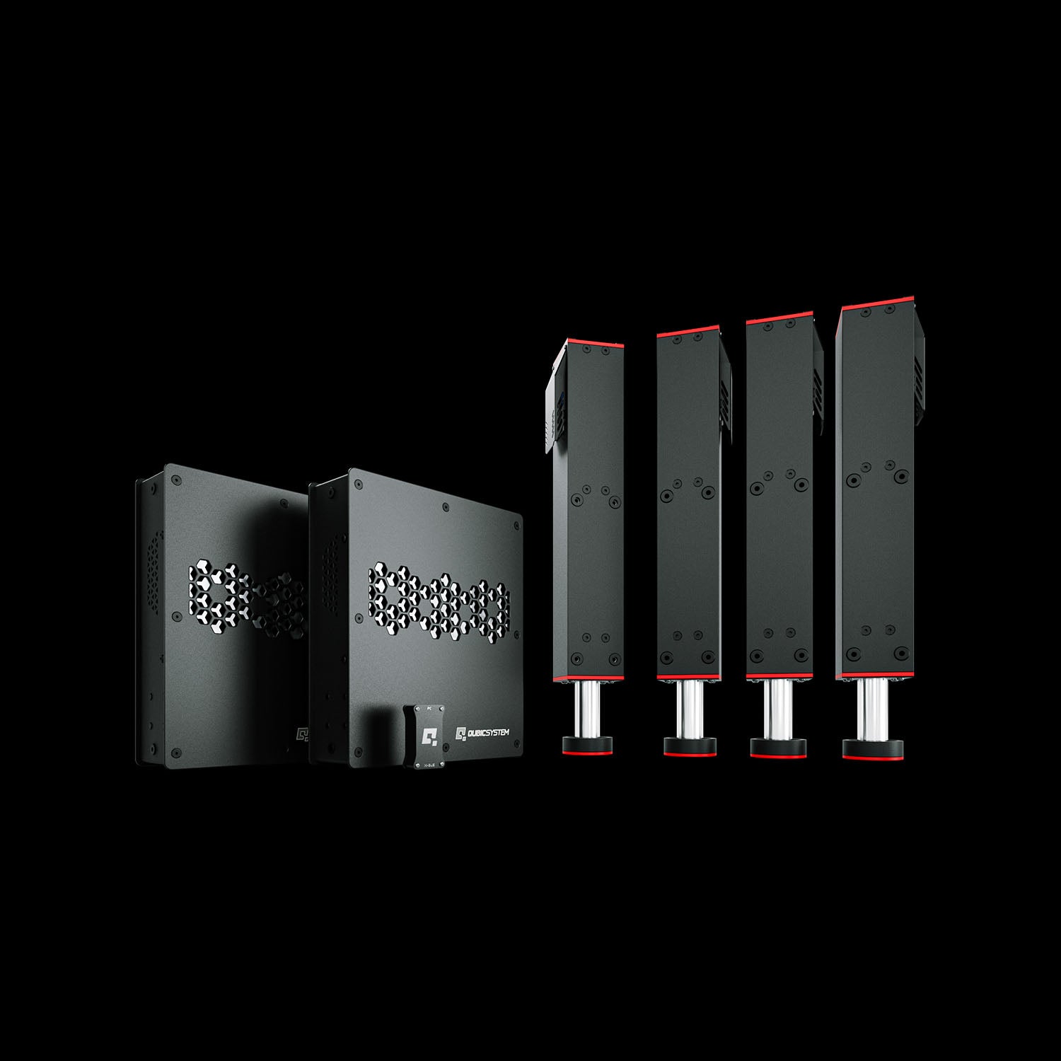 QS-220 Linear Actuator 100mm Stroke – Simstix - Main Image