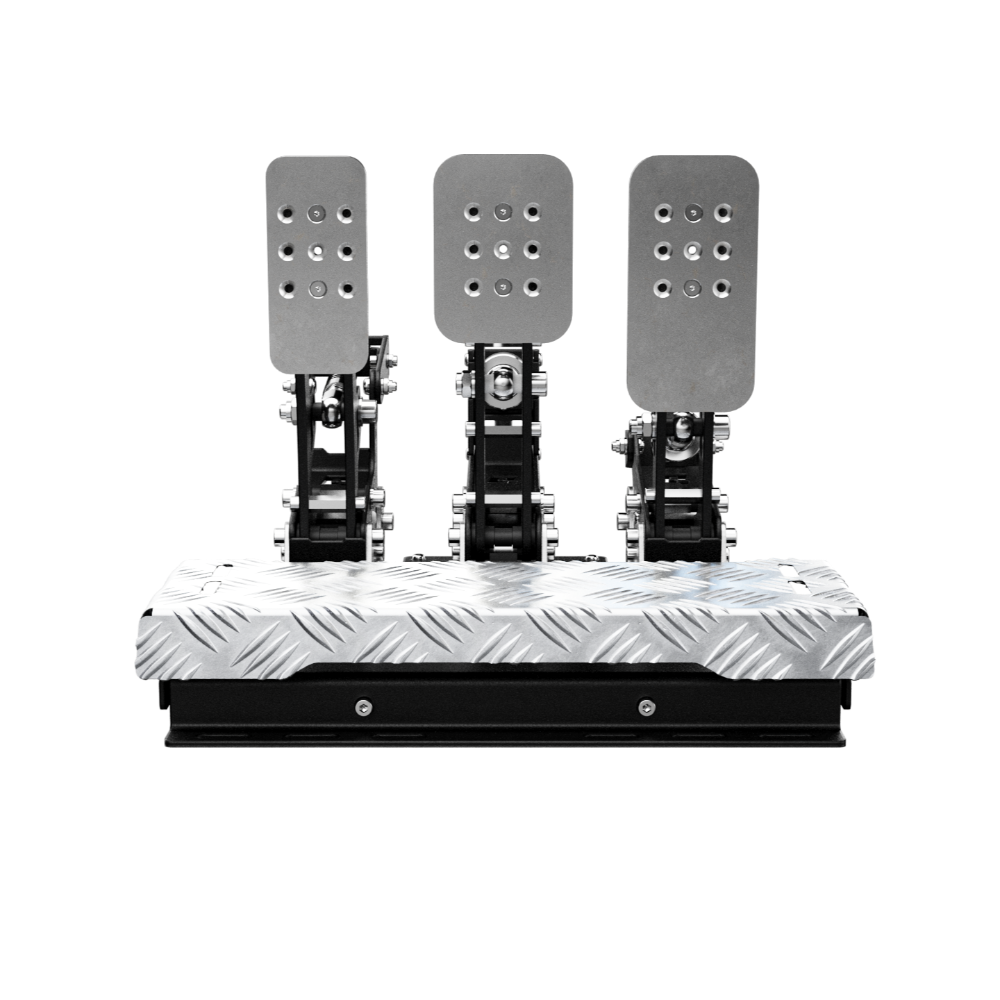 Qubic System QS-P3-60 Professional Racing Simulation Pedals Front